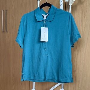 Athleta Teal Polo Shirt for Women
